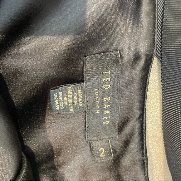 Ted Baker Black Sheath Halter Dress - Picture 3 of 4